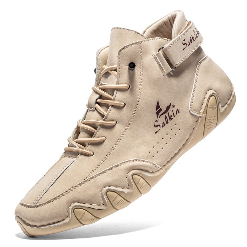 Chaussures Barfuß Confortables en Cuir pour Hommes - Marie Montel