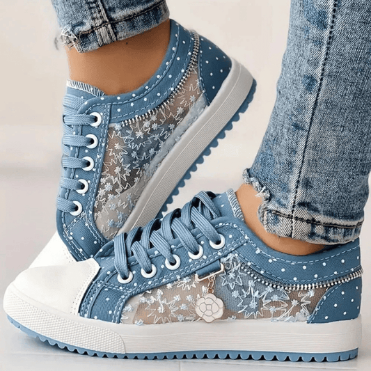 Chaussures Confortables à Lacets pour Femmes - Marie Montel