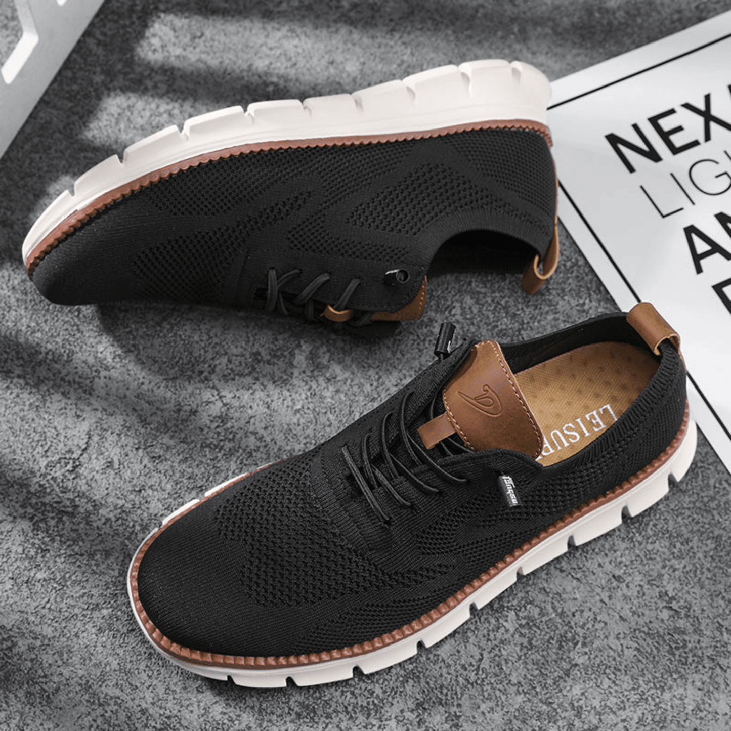 Chaussures Confortables à Lacets pour Hommes - Marie Montel