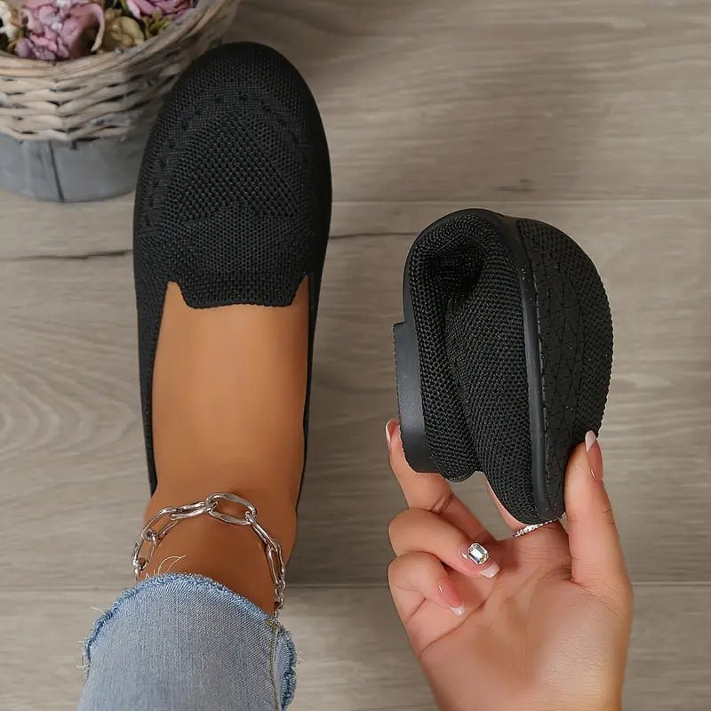 Chaussures Confortables à Semelle en Caoutchouc pour Femmes - Marie Montel