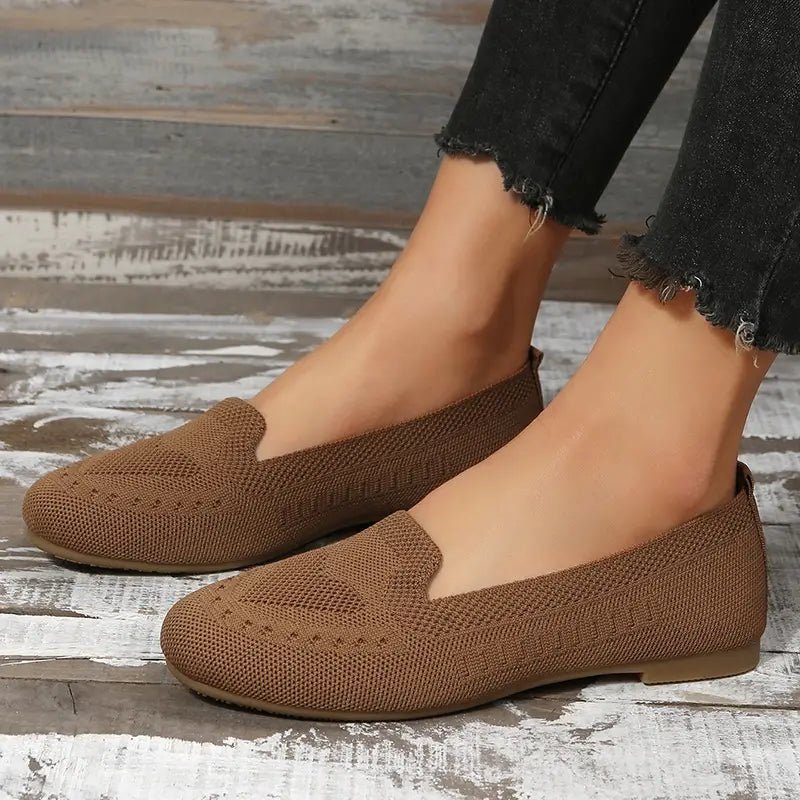 Chaussures Confortables à Semelle en Caoutchouc pour Femmes - Marie Montel