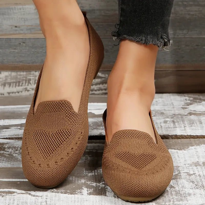 Chaussures Confortables à Semelle en Caoutchouc pour Femmes - Marie Montel
