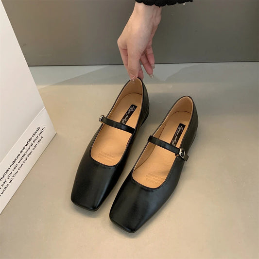 Chaussures Confortables à Talon Plat pour Femmes - Marie Montel