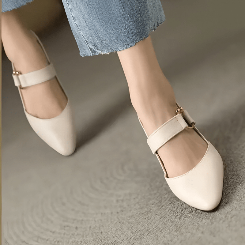 Chaussures Confortables à Talons Élargis pour Femmes - Marie Montel