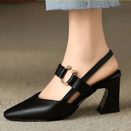 Chaussures Confortables à Talons Élargis pour Femmes - Marie Montel