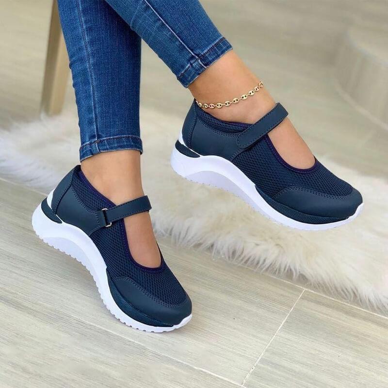 Chaussures Confortables à Velcro pour Femmes - Marie Montel