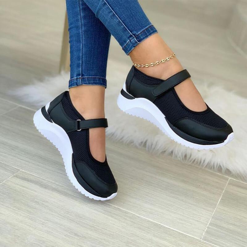 Chaussures Confortables à Velcro pour Femmes - Marie Montel