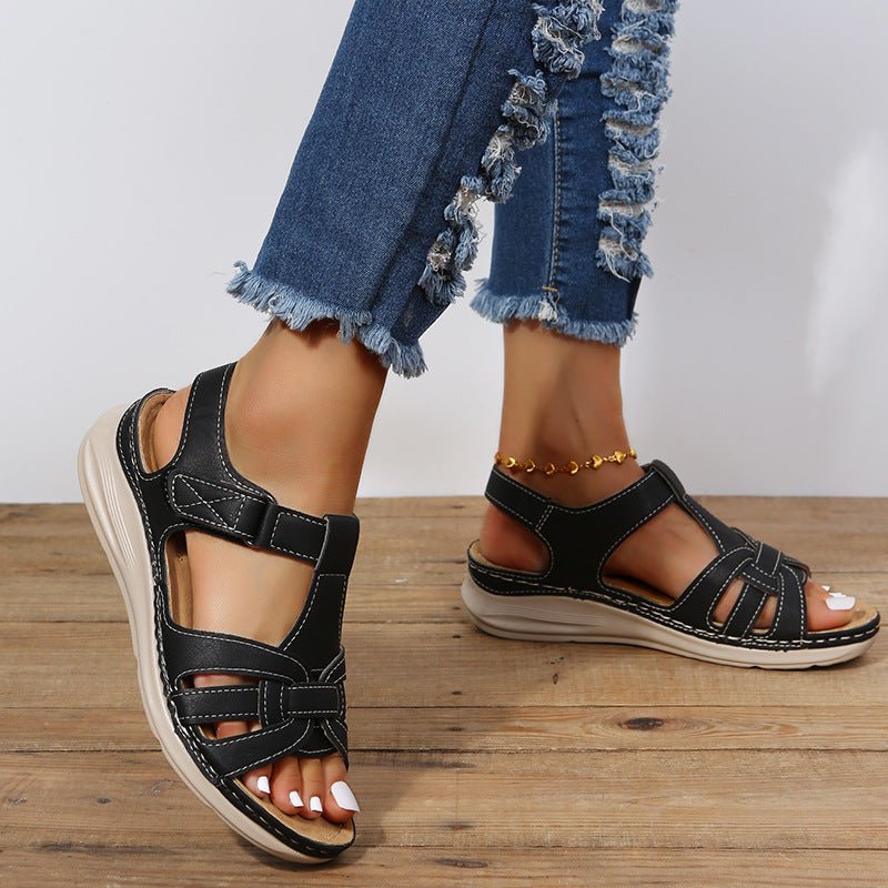 Chaussures Confortables avec Velcro pour Femmes - Marie Montel