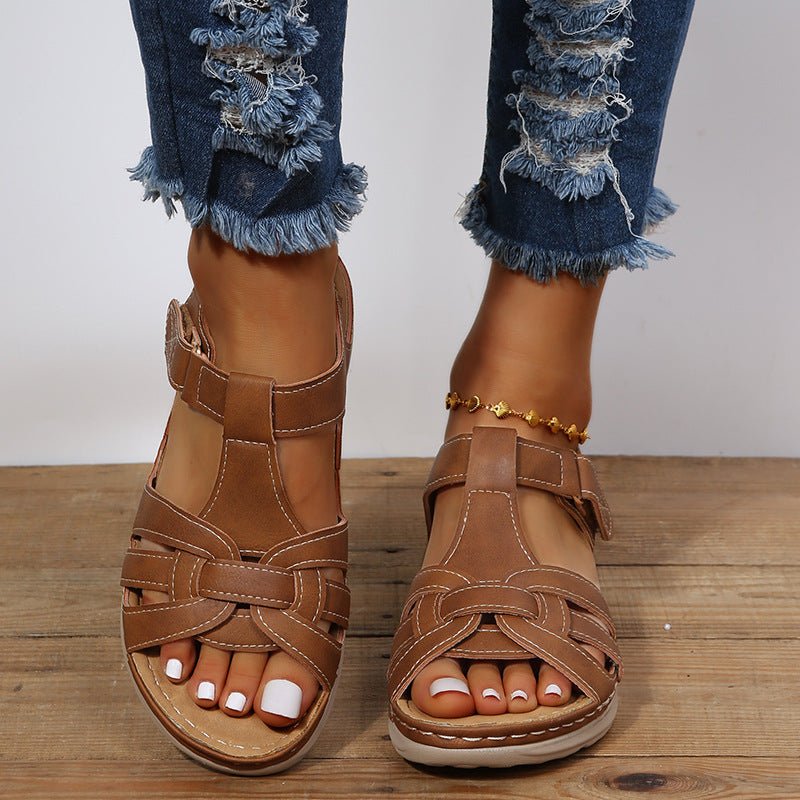Chaussures Confortables avec Velcro pour Femmes - Marie Montel