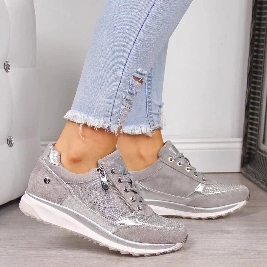 Chaussures Confortables avec Zip pour Femmes - Marie Montel