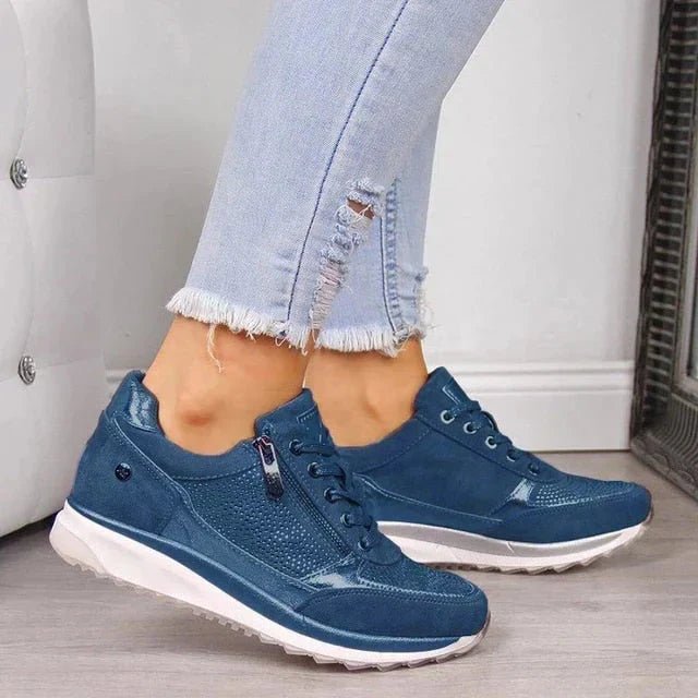 Chaussures Confortables avec Zip pour Femmes - Marie Montel