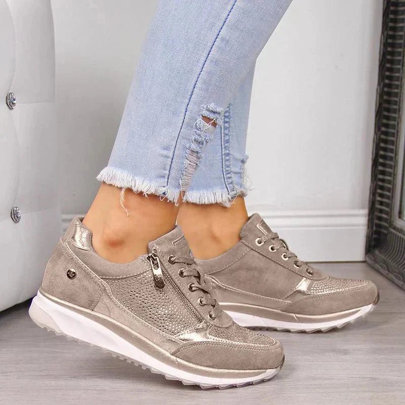 Chaussures Confortables avec Zip pour Femmes - Marie Montel