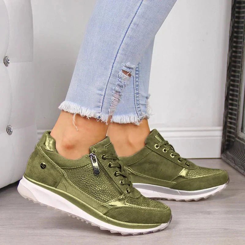 Chaussures Confortables avec Zip pour Femmes - Marie Montel