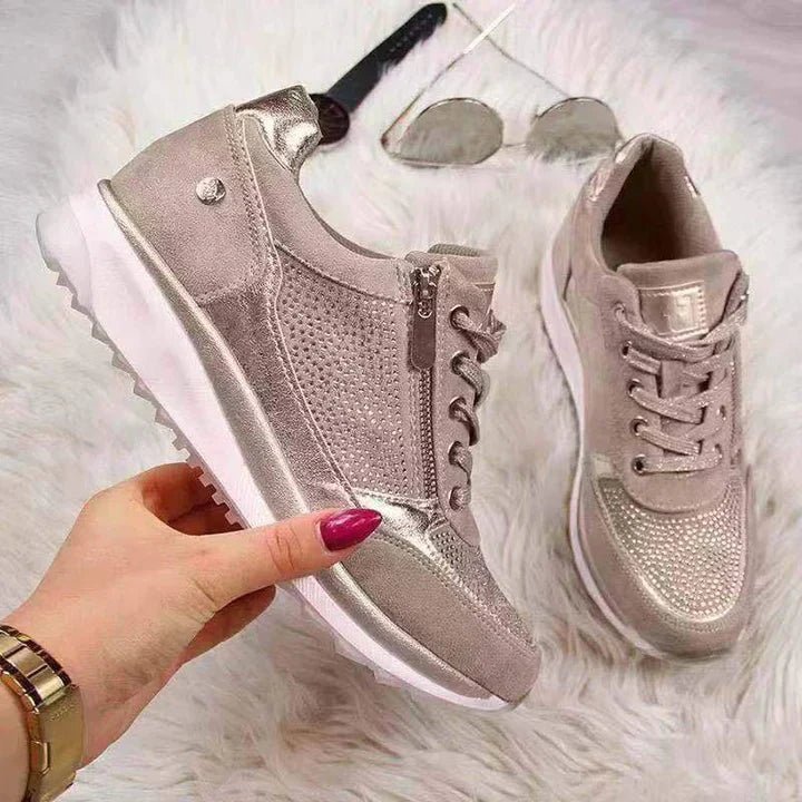 Chaussures Confortables Beige pour Femmes - Marie Montel
