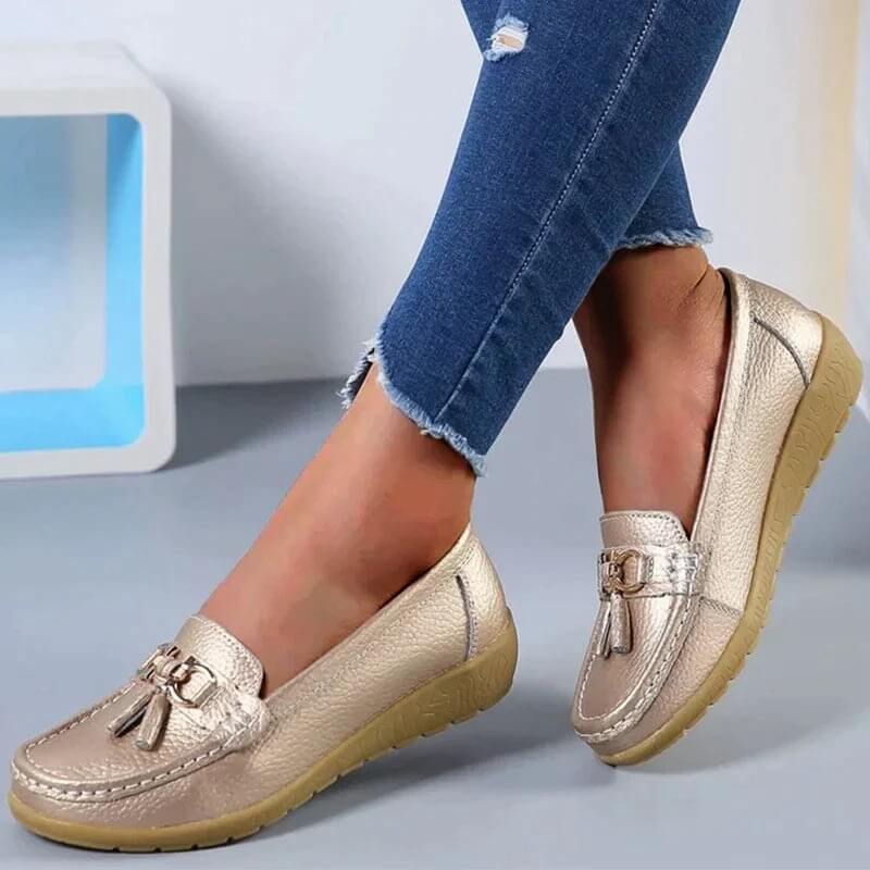 Chaussures Confortables en Cuir pour Femmes - Marie Montel