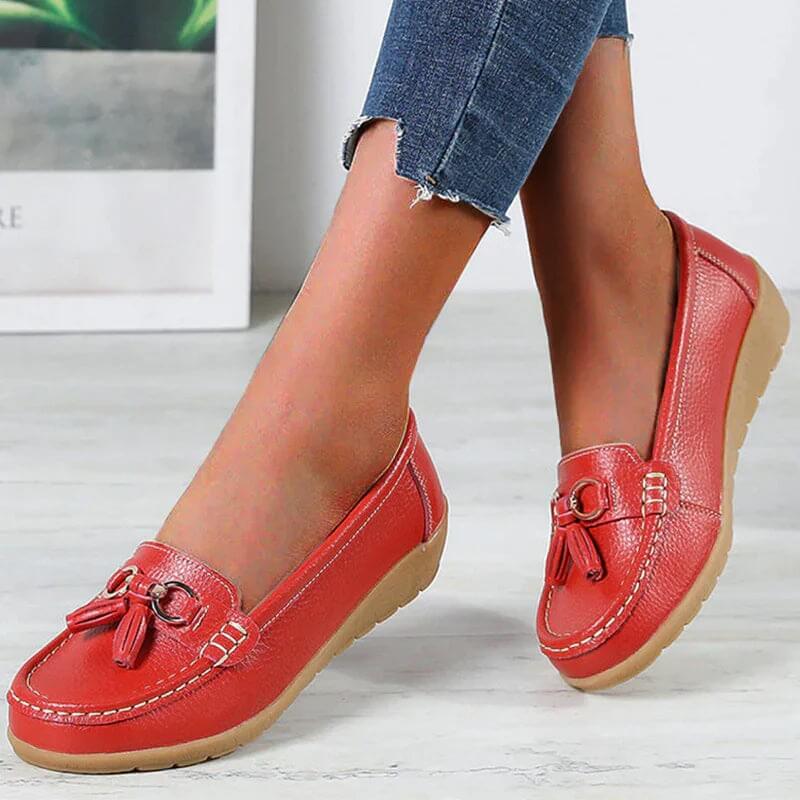 Chaussures Confortables en Cuir pour Femmes - Marie Montel