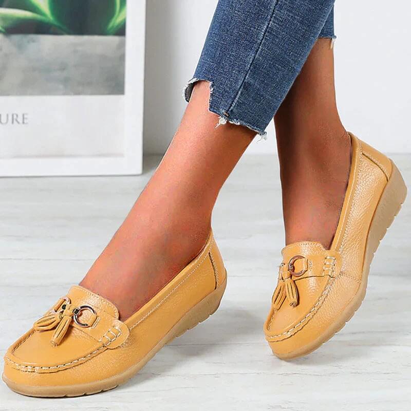 Chaussures Confortables en Cuir pour Femmes - Marie Montel