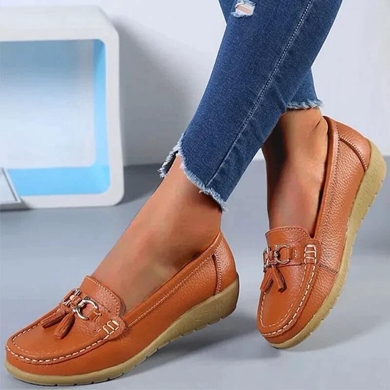 Chaussures Confortables en Cuir pour Femmes - Marie Montel