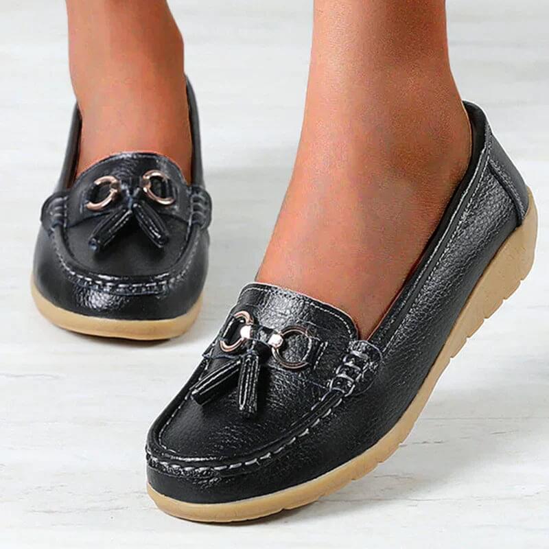 Chaussures Confortables en Cuir pour Femmes - Marie Montel