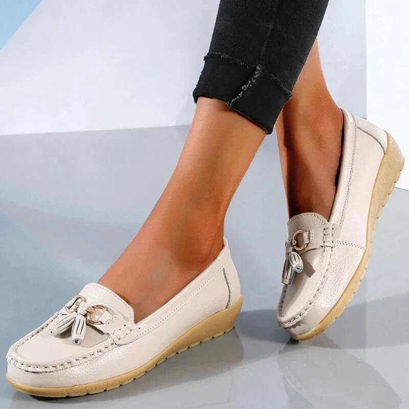 Chaussures Confortables en Cuir pour Femmes - Marie Montel