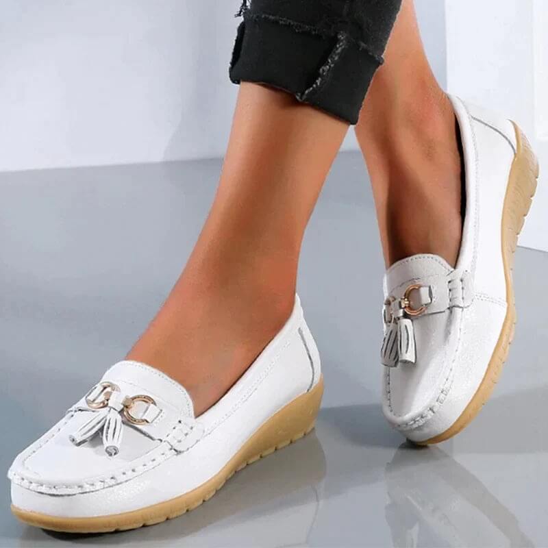 Chaussures Confortables en Cuir pour Femmes - Marie Montel