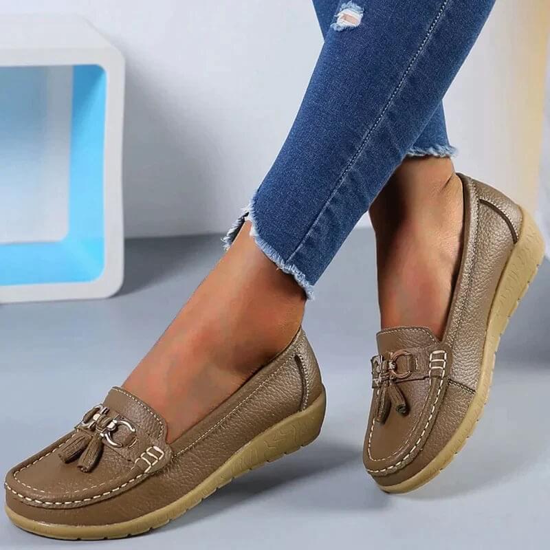 Chaussures Confortables en Cuir pour Femmes - Marie Montel