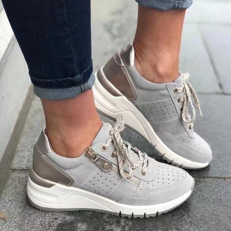Chaussures Confortables en Cuir PU pour Femmes - Marie Montel