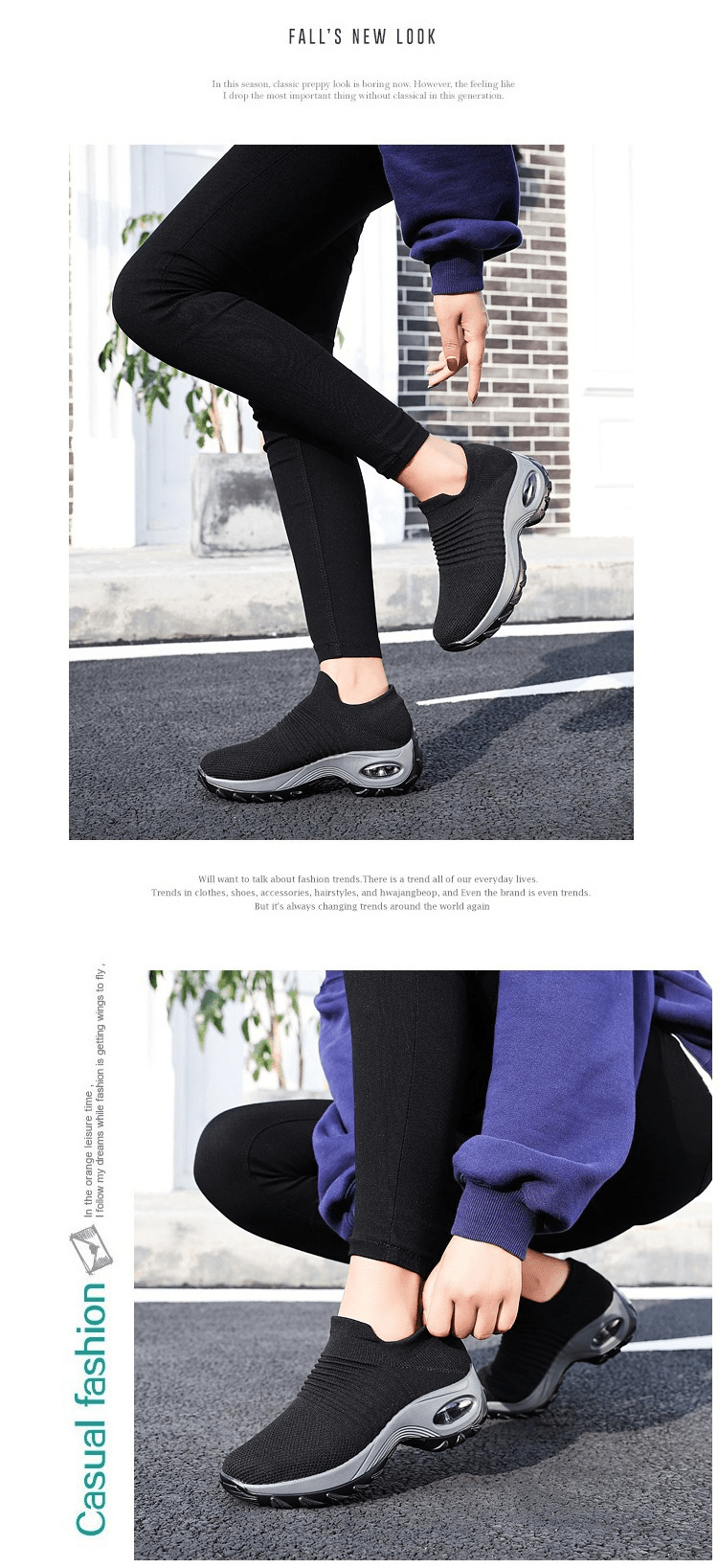 Chaussures Confortables en Maille pour Femmes - Marie Montel