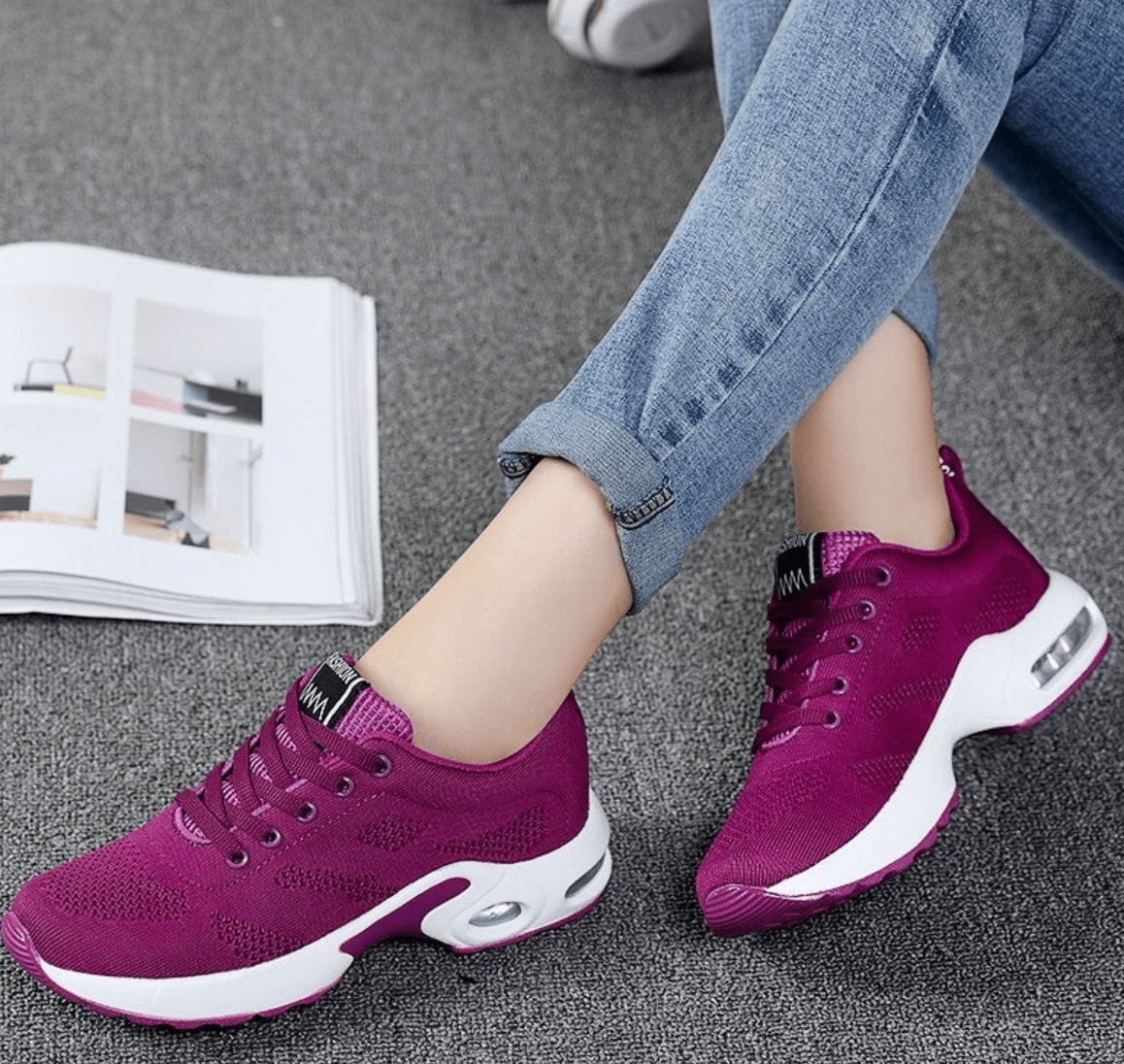 Chaussures Confortables en Maille pour Femmes - Marie Montel