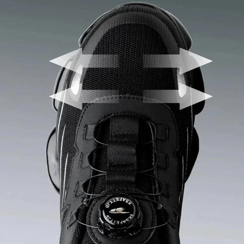 Chaussures de Sécurité Ergonomiques en Maille Respirante pour Hommes - Marie Montel