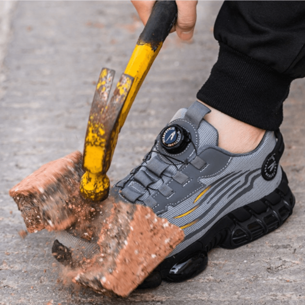 Chaussures de Sécurité Ergonomiques en Maille Respirante pour Hommes - Marie Montel