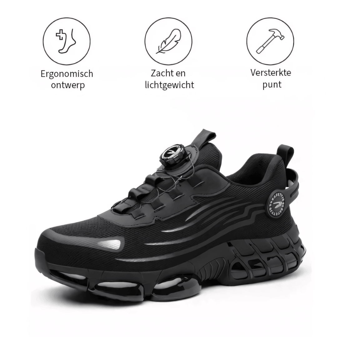 Chaussures de Sécurité Ergonomiques en Maille Respirante pour Hommes - Marie Montel