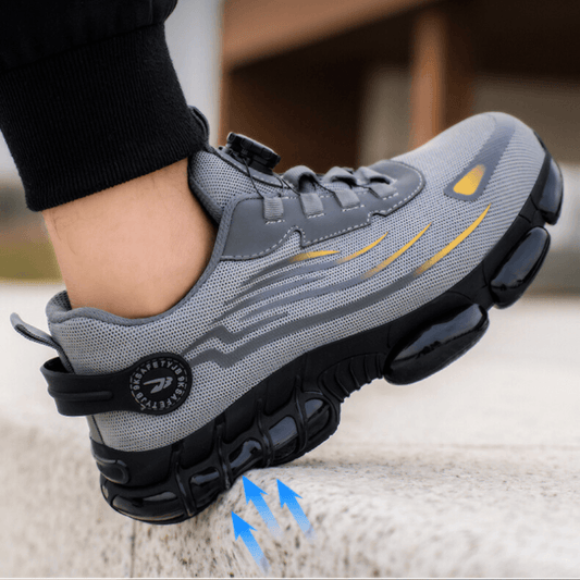 Chaussures de Sécurité Ergonomiques en Maille Respirante pour Hommes - Marie Montel