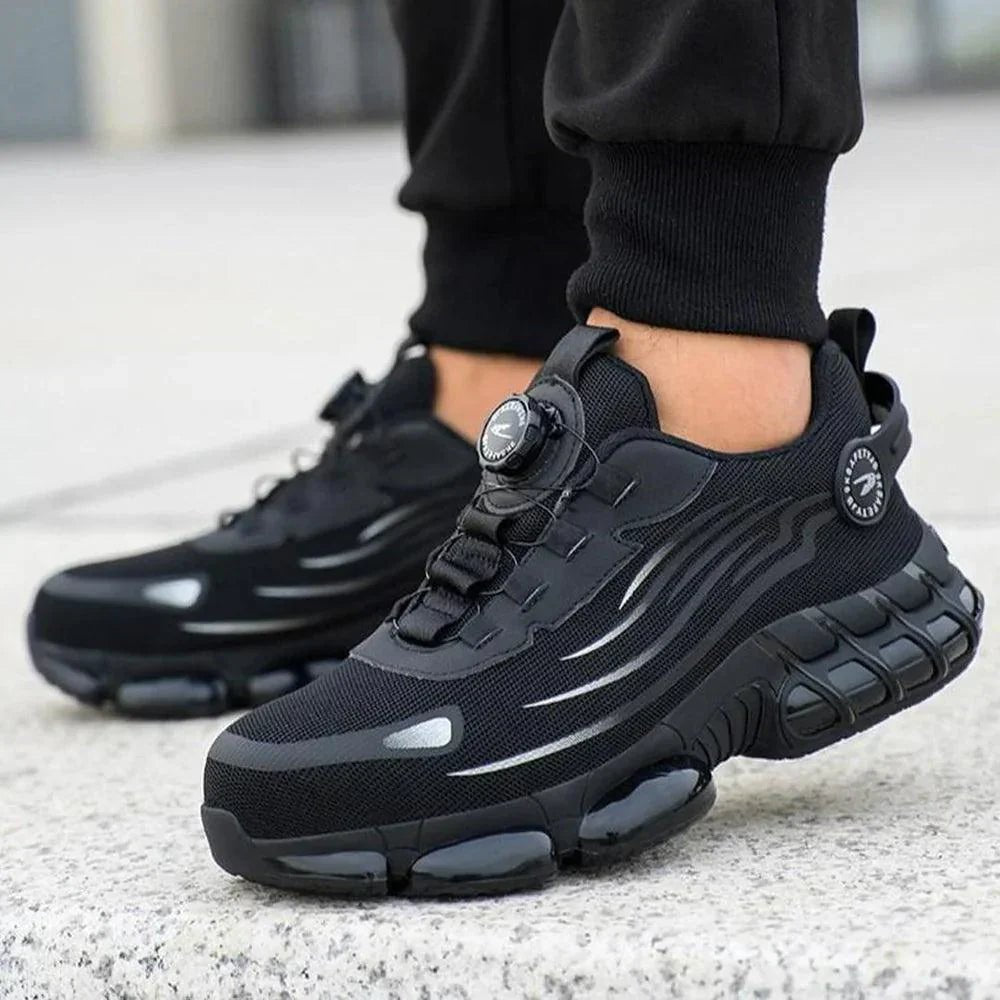 Chaussures de Sécurité Ergonomiques en Maille Respirante pour Hommes - Marie Montel