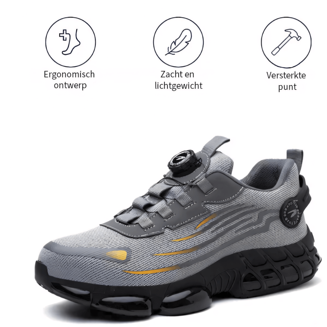 Chaussures de Sécurité Ergonomiques en Maille Respirante pour Hommes - Marie Montel