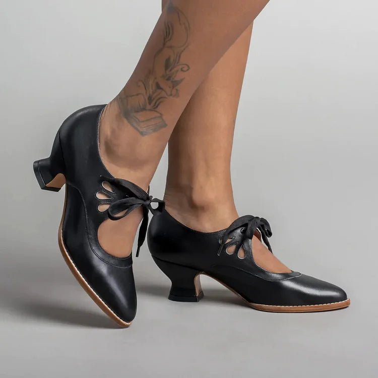 Chaussures Élégantes à Lacets pour Femmes - Marie Montel