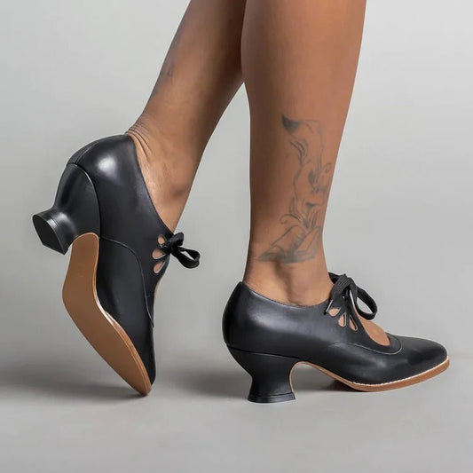 Chaussures Élégantes à Lacets pour Femmes - Marie Montel