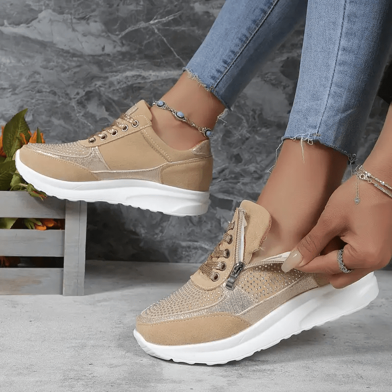 Chaussures Ergonomiques en Cuir Synthétique pour Femmes - Marie Montel