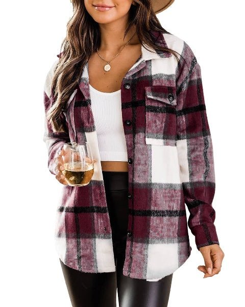Chemise à Carreaux Chic pour Femmes - Marie Montel