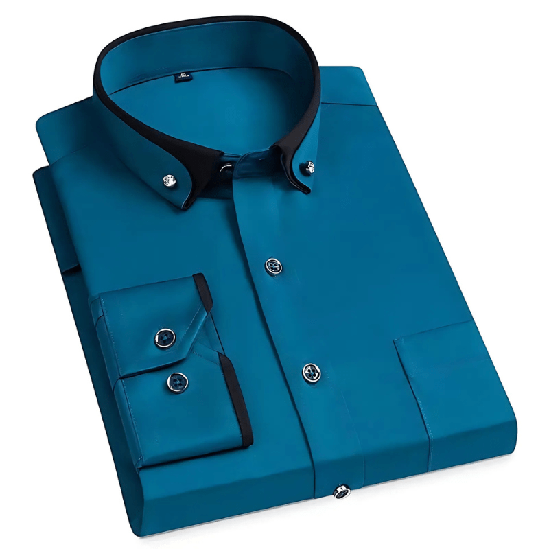 Chemise à Manches Longues Classique pour Hommes - Marie Montel