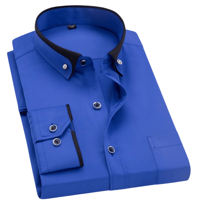 Chemise à Manches Longues Classique pour Hommes - Marie Montel