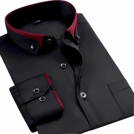 Chemise à Manches Longues Classique pour Hommes - Marie Montel