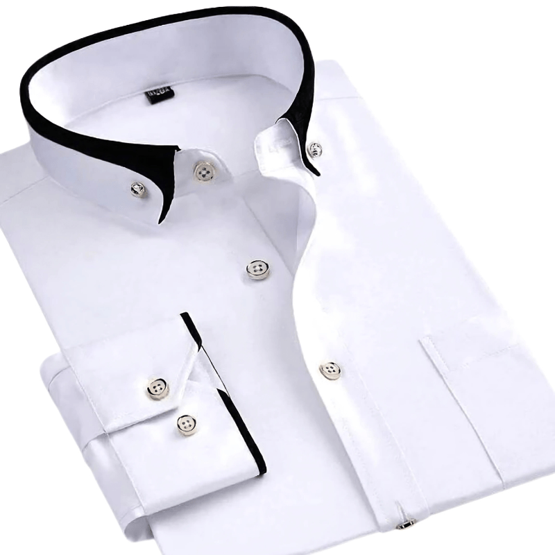 Chemise à Manches Longues Classique pour Hommes - Marie Montel