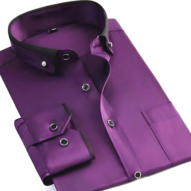 Chemise à Manches Longues Classique pour Hommes - Marie Montel