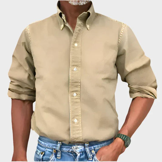 Chemise Classique à Manches Longues pour Hommes - Marie Montel