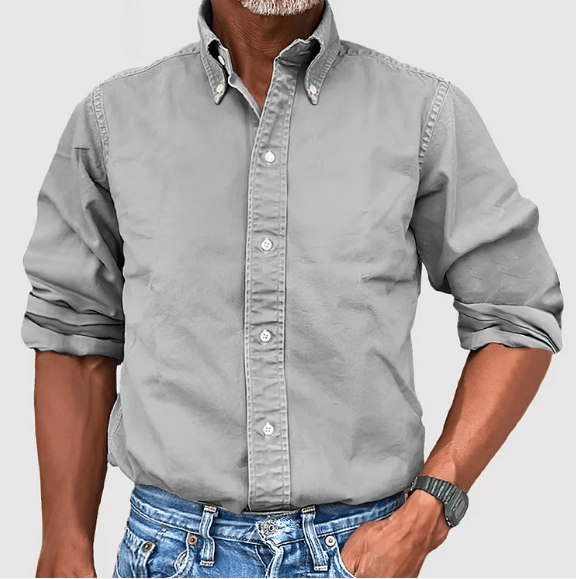 Chemise Classique à Manches Longues pour Hommes - Marie Montel