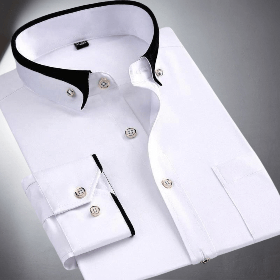 Chemise Classique à Manches Longues pour Hommes - Marie Montel
