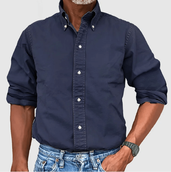 Chemise Classique à Manches Longues pour Hommes - Marie Montel