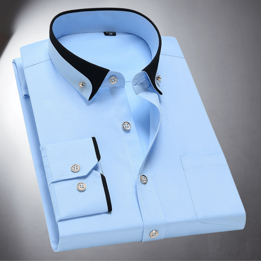 Chemise Classique à Manches Longues pour Hommes - Marie Montel