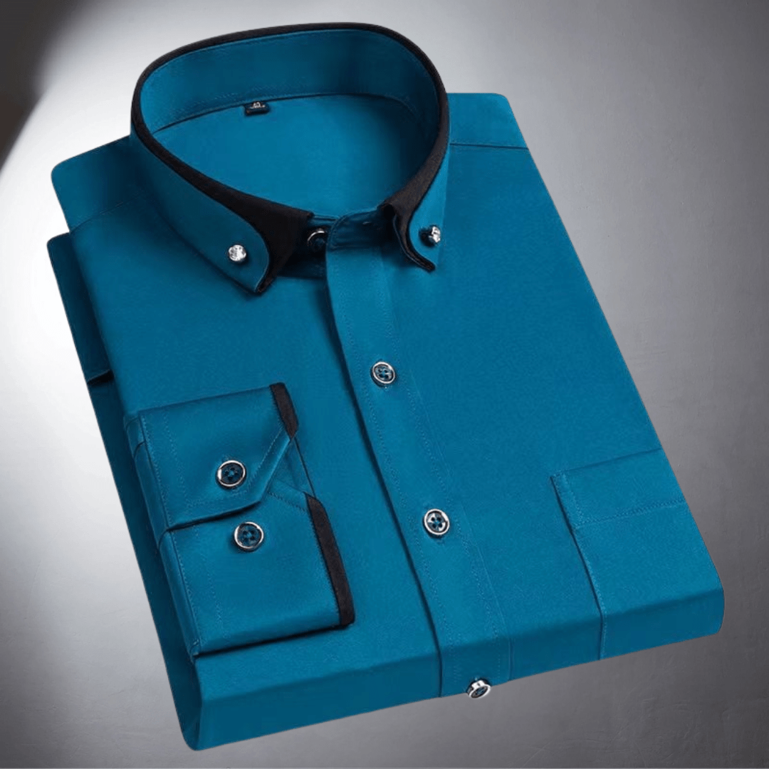 Chemise Classique à Manches Longues pour Hommes - Marie Montel